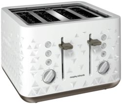 Morphy Richards - Toaster - 248102 Prism 4-Slice - White.